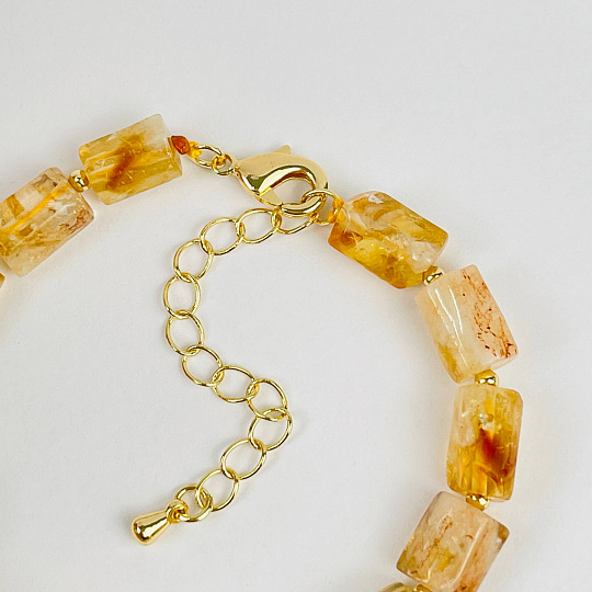 Браслет из Цитрина, Артикул: 116995 - изображение товара №4