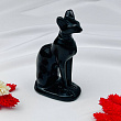 Фигурка "Кошка" из черного Обсидиана