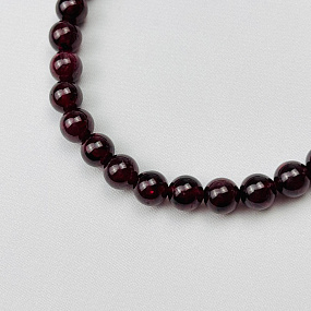 Браслет из Граната (Пироп), Артикул: 076846 - изображение товара №2