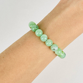 Браслет из Хризопраза, Артикул: 112662 - изображение товара №1