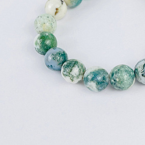 Браслет из Мохового агата, Артикул: 078285 - изображение товара №3