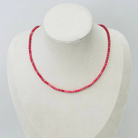 Колье из Родонита, Артикул: 087892 - изображение товара №1