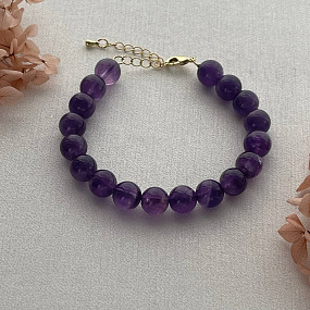 Браслет из Аметиста, Артикул: 099811 - изображение товара №1