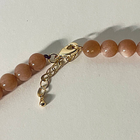 Бусы из Лунного камня, Артикул: 098471 - изображение товара №4