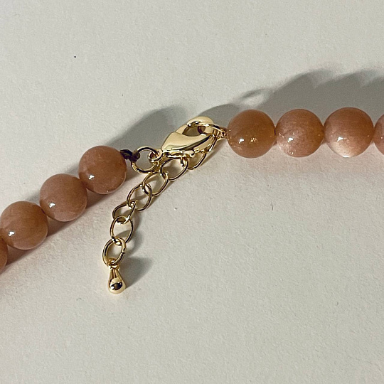 Бусы из Лунного камня, Артикул: 098471 - изображение товара №4