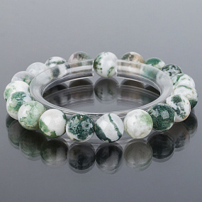 Браслет из Мохового агата, Артикул: 078285 - изображение товара №1