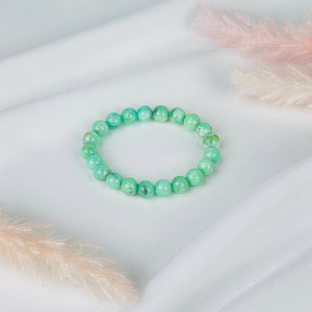 Браслет из Хризопраза, Артикул: 112675 - изображение товара №2