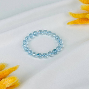 Браслет из голубого Топаза, Артикул: 117305 - изображение товара №2