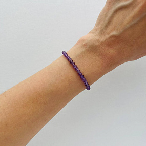 Браслет из Аметиста огранка, Артикул: 099728 - изображение товара №3