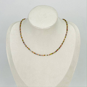 Колье из Турмалина микс, Артикул: 092952 - изображение товара №1