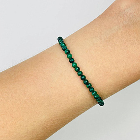 Браслет из Малахита, Артикул: 074686 - изображение товара №1