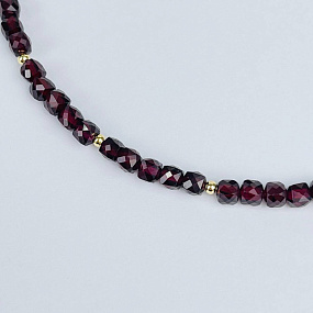 Колье из Граната, Артикул: 118287 - изображение товара №2