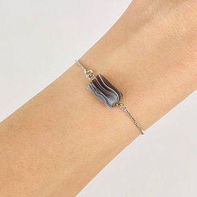 Браслет регулируемый с ботсванским Агатом, Артикул: 117646 - изображение товара №2