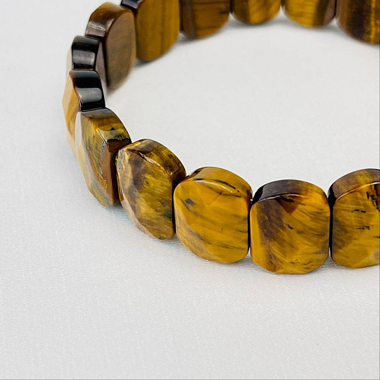 Браслет из Тигрового глаза, Артикул: 054154 - изображение товара №2