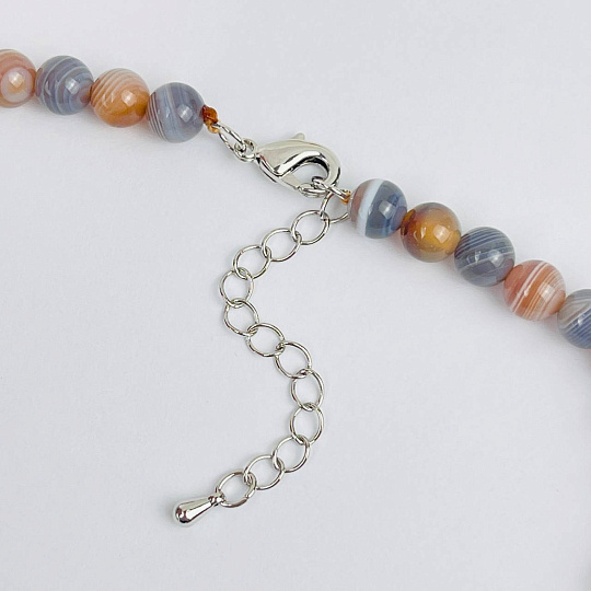 Колье из ботсванского Агата, Артикул: 117884 - изображение товара №3