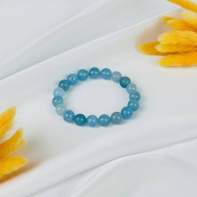 Браслет с Аквамарином, Артикул: 092435 - изображение товара №2