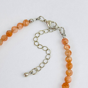 Браслет из Солнечного камня огранка, Артикул: 086995 - изображение товара №4