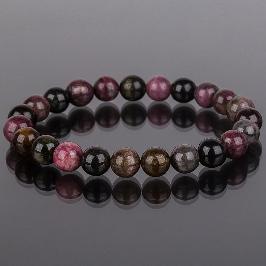 Браслет из Турмалина "шарик" (Бразилия), Артикул: 053412 - изображение товара №1