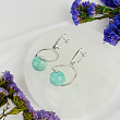 Серьги из Амазонита