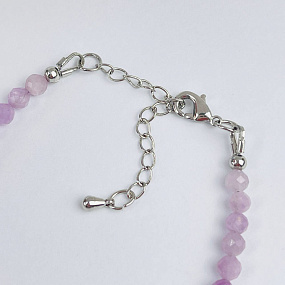 Браслет из Кунцита, Артикул: 118278 - изображение товара №3