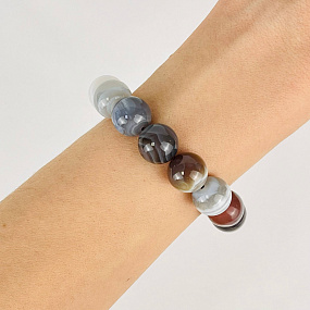 Браслет из ботсванского Агата, Артикул: 090701 - изображение товара №2