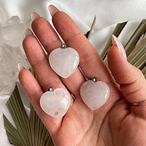 Кулон "Сердце" из Горного Хрусталя, Артикул: 094637 - изображение товара №2