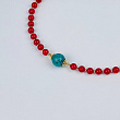 Колье из Коралла и Бирюзы