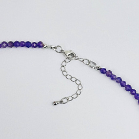 Колье из Аметиста и Кунцита, Артикул: 116985 - изображение товара №3