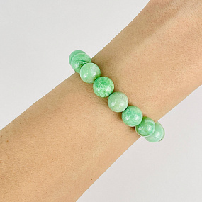 Браслет из Хризопраза, Артикул: 112632 - изображение товара №1