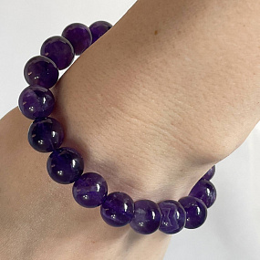 Браслет из Аметиста, Артикул: 097241 - изображение товара №3