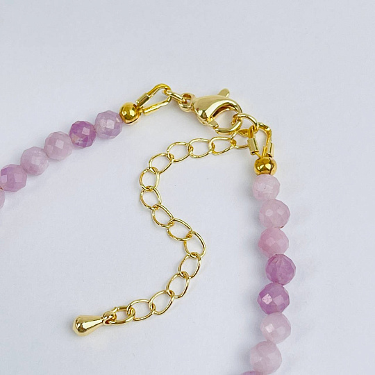 Браслет из Кунцита, Артикул: 118277 - изображение товара №3