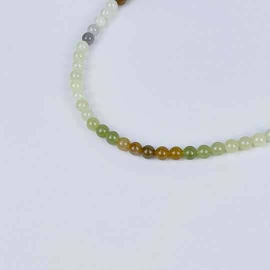 Колье из Нефрита, Артикул: 117166 - изображение товара №2