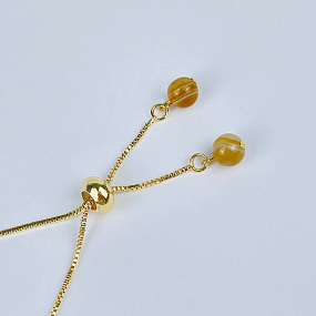 Браслет регулируемый из Агата, Артикул: 118541 - изображение товара №3