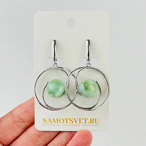 Серьги из Ангелита