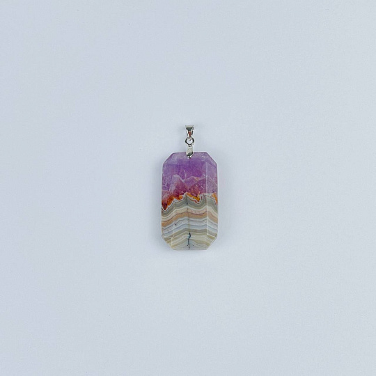 Кулон из Аметиста с Агатом, Артикул: 117942 - изображение товара №2