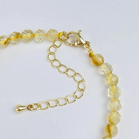Браслет из Цитрина, Артикул: 090242 - изображение товара №3