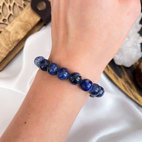 Браслет из Содалита, Артикул: 077558 - изображение товара №1