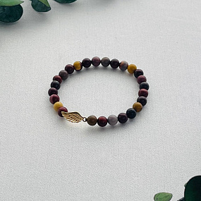 Браслет со вставкой из Яшмы (Мукаит), Артикул: 096167 - изображение товара №4