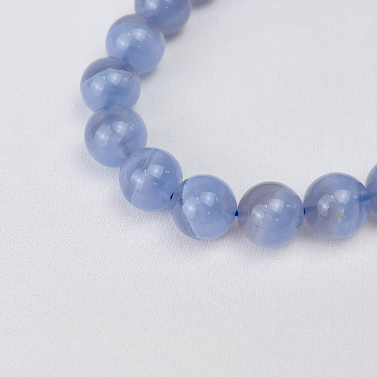 Браслет из Голубого агата, Артикул: 115933 - изображение товара №3