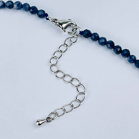 Колье из Корунда (Сапфир), Артикул: 118273 - изображение товара №3