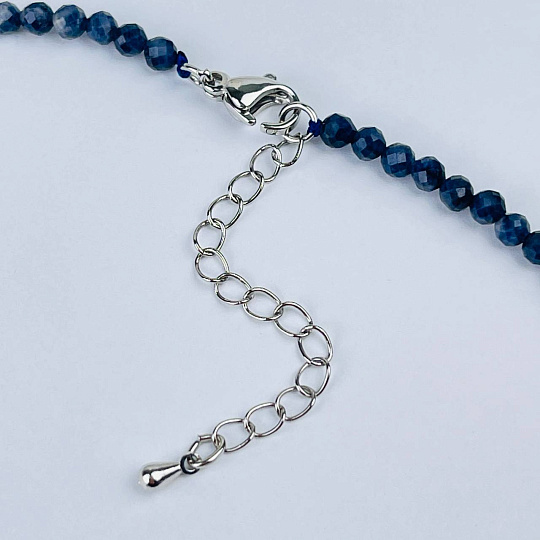 Колье из Корунда (Сапфир), Артикул: 118273 - изображение товара №3