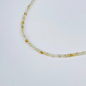 Колье из Цитрина, Артикул: 078469 - изображение товара №2