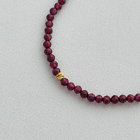 Колье из Граната (Альмандин), Артикул: 092957 - изображение товара №5