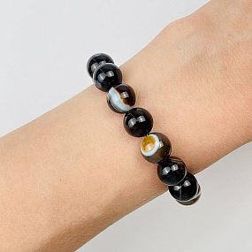 Браслет из камня Агат, Артикул: 075270 - изображение товара №2
