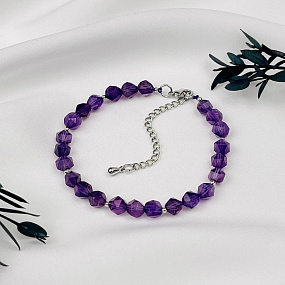 Браслет из Аметиста, Артикул: 108121 - изображение товара №1