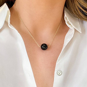 Кулон на цепочке из Агата , Артикул: 090876 - изображение товара №1