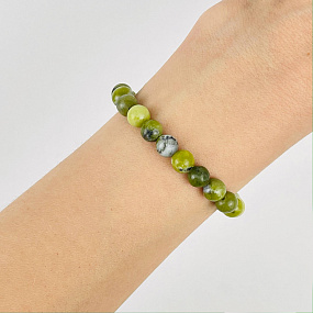 Браслет из Змеевика, Артикул: 116973 - изображение товара №1