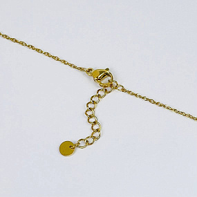 Кулон на цепочке из Малахита, Артикул: 106425 - изображение товара №4