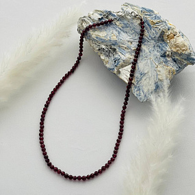 Колье из Граната (Пироп), Артикул: 080840 - изображение товара №2