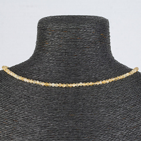 Колье из Цитрина, Артикул: 078469 - изображение товара №1